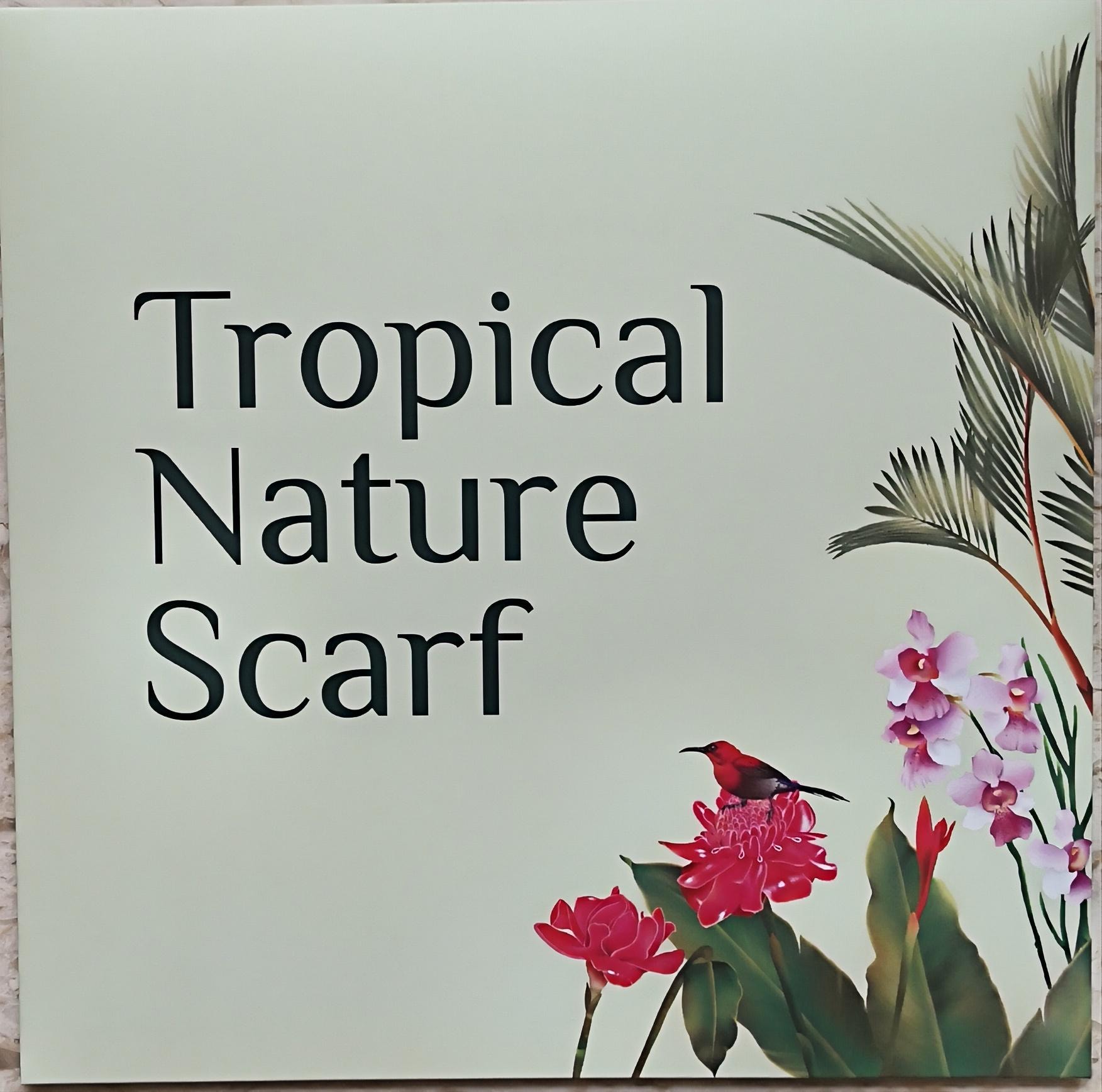 Tropical Nature Scarf — packaging